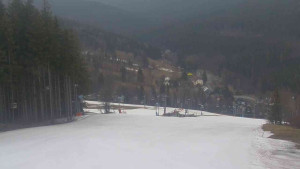 Ski Karlov - areál Karlov - Sjezdovky V Javořinách a Rodinná - 23.3.2023 v 07:01