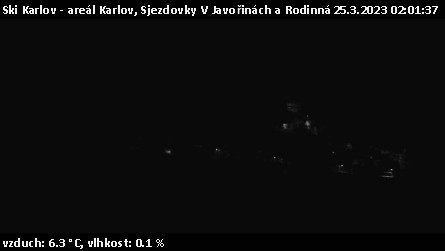 Ski Karlov - areál Karlov - Sjezdovky V Javořinách a Rodinná - 25.3.2023 v 02:01