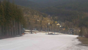 Ski Karlov - areál Karlov - Sjezdovky V Javořinách a Rodinná - 25.3.2023 v 07:01