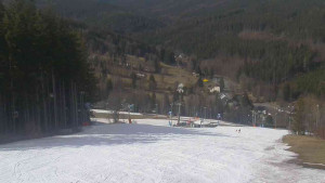 Ski Karlov - areál Karlov - Sjezdovky V Javořinách a Rodinná - 25.3.2023 v 14:01