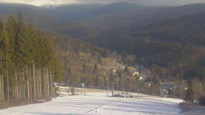Ski Karlov - areál Karlov - Sjezdovky V Javořinách a Rodinná - 6.4.2023 v 08:01