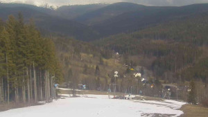 Ski Karlov - areál Karlov - Sjezdovky V Javořinách a Rodinná - 6.4.2023 v 10:01