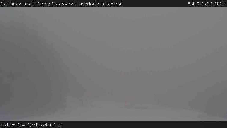 Ski Karlov - areál Karlov - Sjezdovky V Javořinách a Rodinná - 8.4.2023 v 12:01