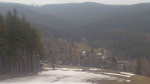 Ski Karlov - areál Karlov - Sjezdovky V Javořinách a Rodinná - 11.4.2023 v 09:01