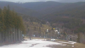 Ski Karlov - areál Karlov - Sjezdovky V Javořinách a Rodinná - 11.4.2023 v 19:01