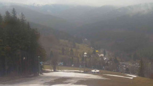 Ski Karlov - areál Karlov - Sjezdovky V Javořinách a Rodinná - 14.4.2023 v 13:01