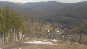Ski Karlov - areál Karlov - Sjezdovky V Javořinách a Rodinná - 17.4.2023 v 09:01