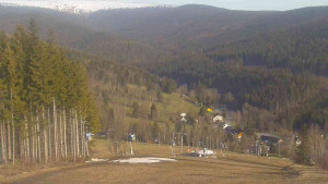 Ski Karlov - areál Karlov - Sjezdovky V Javořinách a Rodinná - 21.4.2023 v 08:01