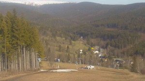 Ski Karlov - areál Karlov - Sjezdovky V Javořinách a Rodinná - 21.4.2023 v 09:01