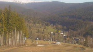 Ski Karlov - areál Karlov - Sjezdovky V Javořinách a Rodinná - 23.4.2023 v 08:01