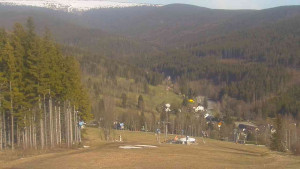 Ski Karlov - areál Karlov - Sjezdovky V Javořinách a Rodinná - 23.4.2023 v 09:01