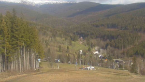 Ski Karlov - areál Karlov - Sjezdovky V Javořinách a Rodinná - 26.4.2023 v 09:01