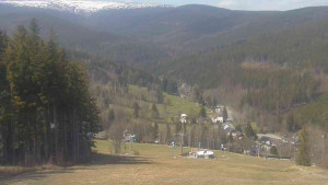 Ski Karlov - areál Karlov - Sjezdovky V Javořinách a Rodinná - 28.4.2023 v 14:01