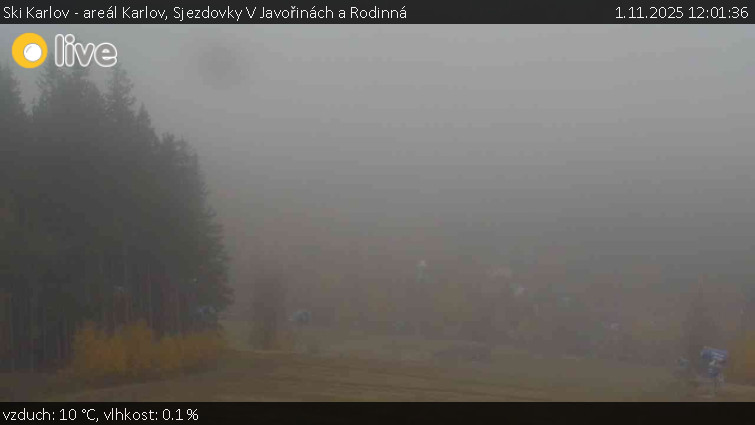 Ski Karlov - areál Karlov - Sjezdovky V Javořinách a Rodinná - 1.11.2025 v 12:01 Ski Karlov - areál Karlov - Sjezdovky V Javořinách a Rodinná - 1.11.2025 v 12:01