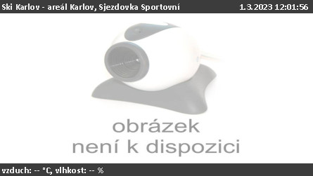 Ski Karlov - areál Karlov - Sjezdovka Sportovní - 1.3.2023 v 12:01