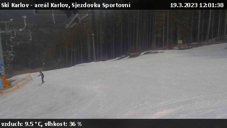 Ski Karlov - areál Karlov - Sjezdovka Sportovní - 19.3.2023 v 12:01