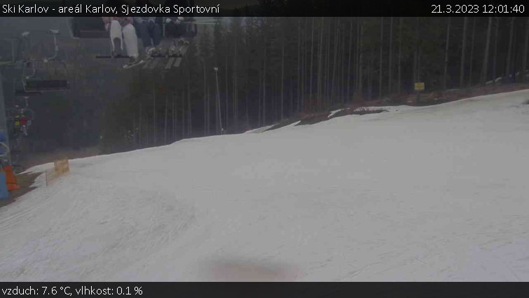 Ski Karlov - areál Karlov - Sjezdovka Sportovní - 21.3.2023 v 12:01