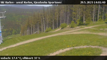 Ski Karlov - areál Karlov - Sjezdovka Sportovní - 29.5.2023 v 14:01