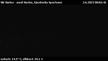 Ski Karlov - areál Karlov - Sjezdovka Sportovní - 2.6.2023 v 00:01
