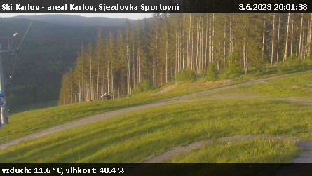Ski Karlov - areál Karlov - Sjezdovka Sportovní - 3.6.2023 v 20:01