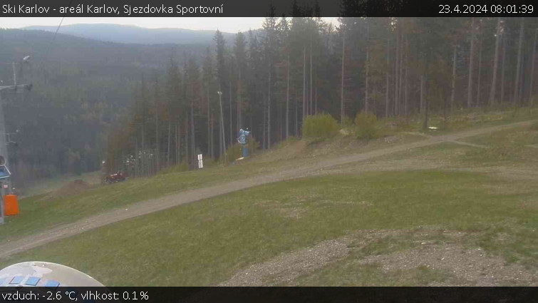 Ski Karlov - areál Karlov - Sjezdovka Sportovní - 23.4.2024 v 08:01