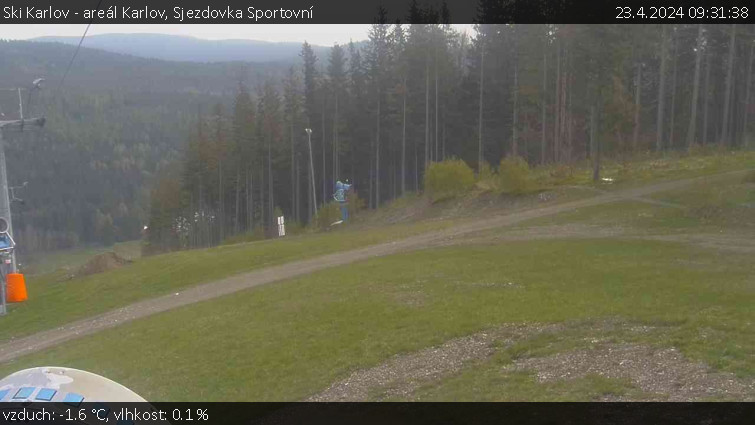 Ski Karlov - areál Karlov - Sjezdovka Sportovní - 23.4.2024 v 09:31