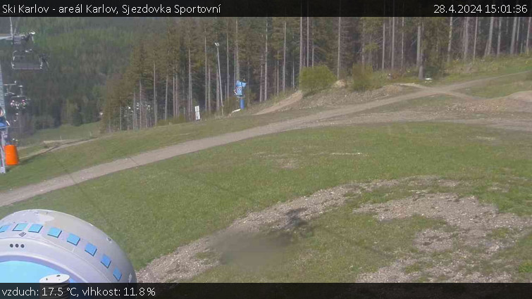 Ski Karlov - areál Karlov - Sjezdovka Sportovní - 28.4.2024 v 15:01