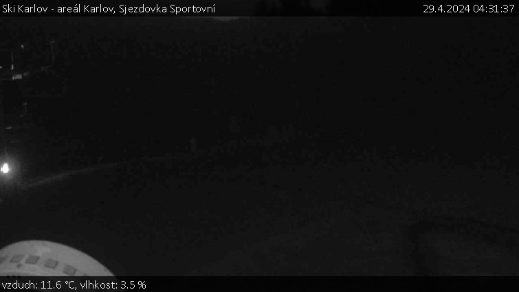 Ski Karlov - areál Karlov - Sjezdovka Sportovní - 29.4.2024 v 04:31