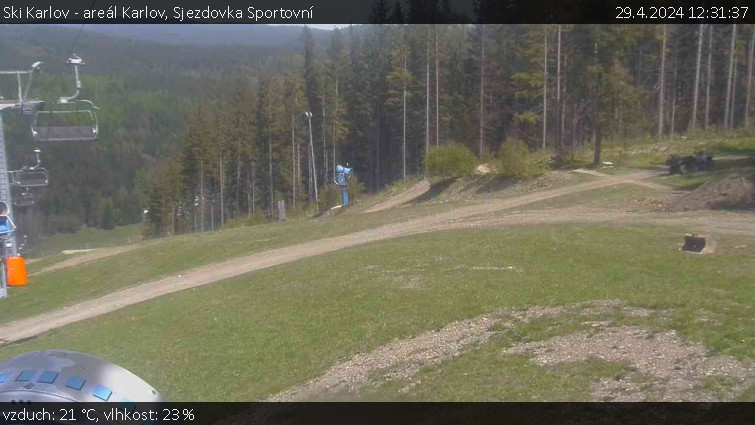 Ski Karlov - areál Karlov - Sjezdovka Sportovní - 29.4.2024 v 12:31