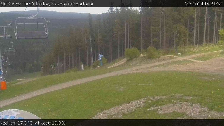 Ski Karlov - areál Karlov - Sjezdovka Sportovní - 2.5.2024 v 14:31