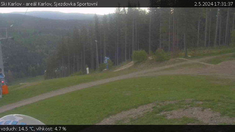 Ski Karlov - areál Karlov - Sjezdovka Sportovní - 2.5.2024 v 17:31