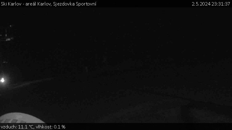 Ski Karlov - areál Karlov - Sjezdovka Sportovní - 2.5.2024 v 23:31