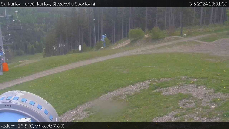 Ski Karlov - areál Karlov - Sjezdovka Sportovní - 3.5.2024 v 10:31