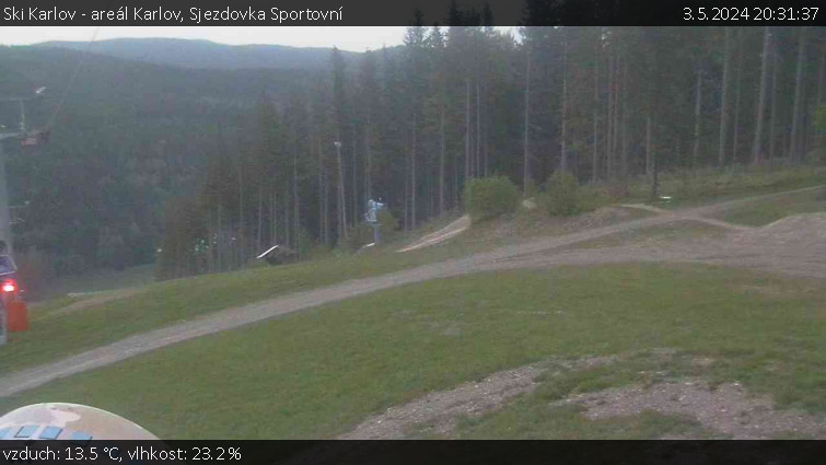 Ski Karlov - areál Karlov - Sjezdovka Sportovní - 3.5.2024 v 20:31