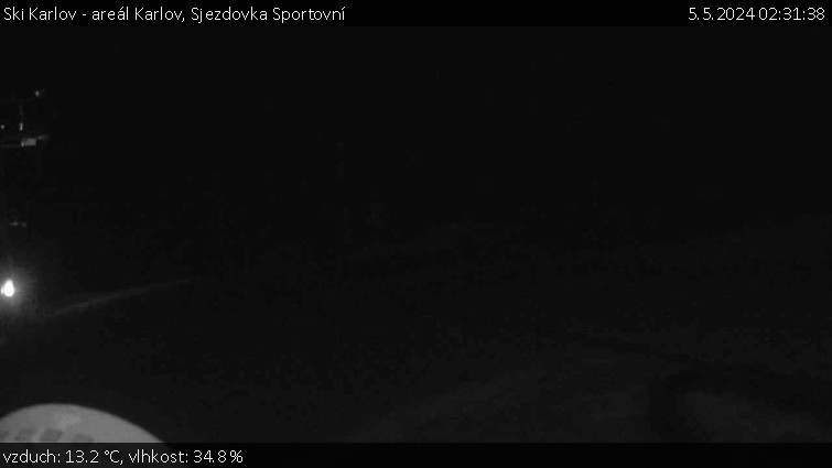 Ski Karlov - areál Karlov - Sjezdovka Sportovní - 5.5.2024 v 02:31