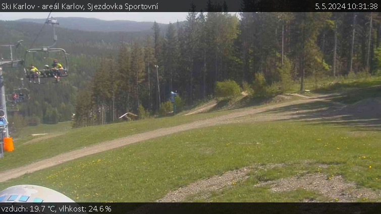 Ski Karlov - areál Karlov - Sjezdovka Sportovní - 5.5.2024 v 10:31