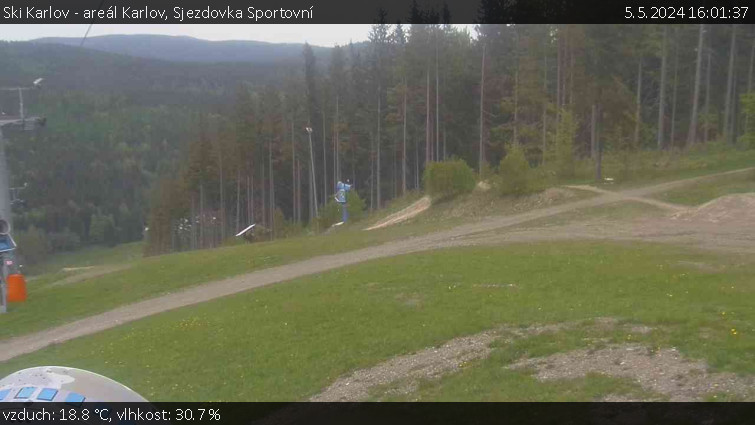 Ski Karlov - areál Karlov - Sjezdovka Sportovní - 5.5.2024 v 16:01