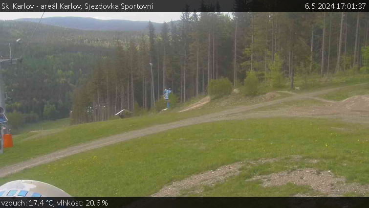 Ski Karlov - areál Karlov - Sjezdovka Sportovní - 6.5.2024 v 17:01