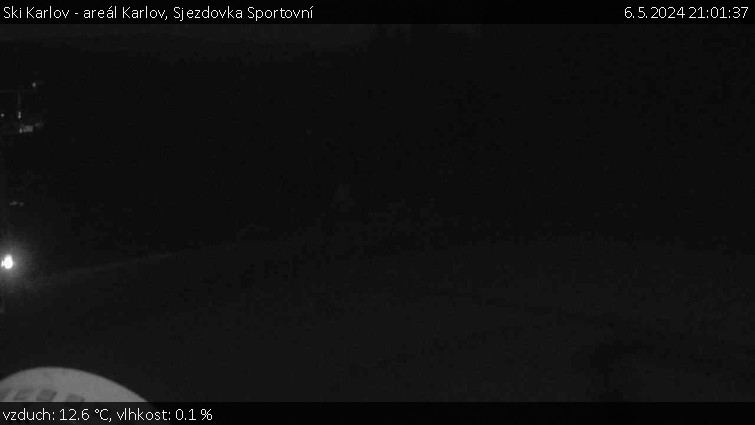 Ski Karlov - areál Karlov - Sjezdovka Sportovní - 6.5.2024 v 21:01
