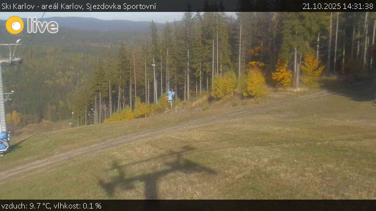 Ski Karlov - areál Karlov - Sjezdovka Sportovní - 21.10.2025 v 14:31 Ski Karlov - areál Karlov - Sjezdovka Sportovní - 21.10.2025 v 14:31