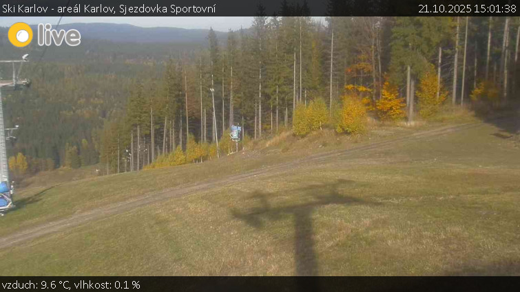 Ski Karlov - areál Karlov - Sjezdovka Sportovní - 21.10.2025 v 15:01 Ski Karlov - areál Karlov - Sjezdovka Sportovní - 21.10.2025 v 15:01
