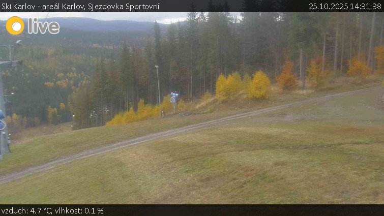 Ski Karlov - areál Karlov - Sjezdovka Sportovní - 25.10.2025 v 14:31 Ski Karlov - areál Karlov - Sjezdovka Sportovní - 25.10.2025 v 14:31