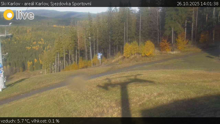 Ski Karlov - areál Karlov - Sjezdovka Sportovní - 26.10.2025 v 14:01 Ski Karlov - areál Karlov - Sjezdovka Sportovní - 26.10.2025 v 14:01