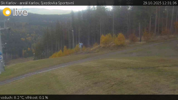 Ski Karlov - areál Karlov - Sjezdovka Sportovní - 29.10.2025 v 12:31 Ski Karlov - areál Karlov - Sjezdovka Sportovní - 29.10.2025 v 12:31