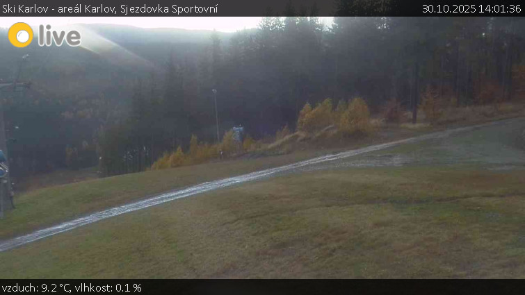 Ski Karlov - areál Karlov - Sjezdovka Sportovní - 30.10.2025 v 14:01 Ski Karlov - areál Karlov - Sjezdovka Sportovní - 30.10.2025 v 14:01