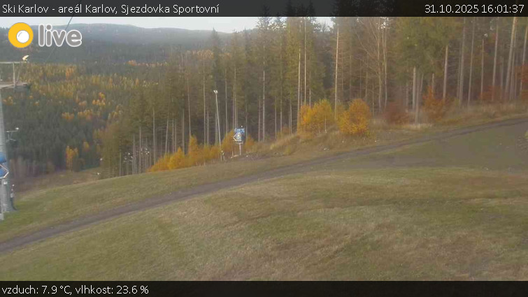 Ski Karlov - areál Karlov - Sjezdovka Sportovní - 31.10.2025 v 16:01 Ski Karlov - areál Karlov - Sjezdovka Sportovní - 31.10.2025 v 16:01