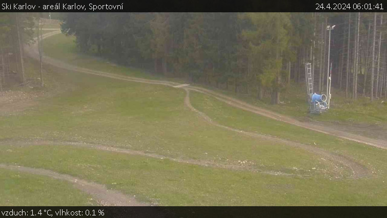 Ski Karlov - areál Karlov - Sportovní - 24.4.2024 v 06:01