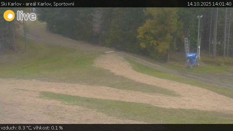 Ski Karlov - areál Karlov - Sportovní - 14.10.2025 v 14:01 Ski Karlov - areál Karlov - Sportovní - 14.10.2025 v 14:01