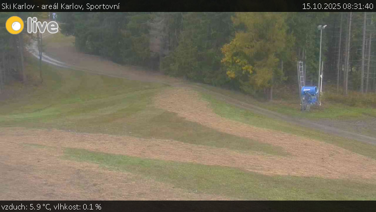 Ski Karlov - areál Karlov - Sportovní - 15.10.2025 v 08:31 Ski Karlov - areál Karlov - Sportovní - 15.10.2025 v 08:31