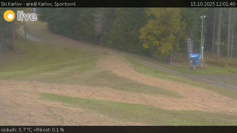 Ski Karlov - areál Karlov - Sportovní - 15.10.2025 v 12:01 Ski Karlov - areál Karlov - Sportovní - 15.10.2025 v 12:01